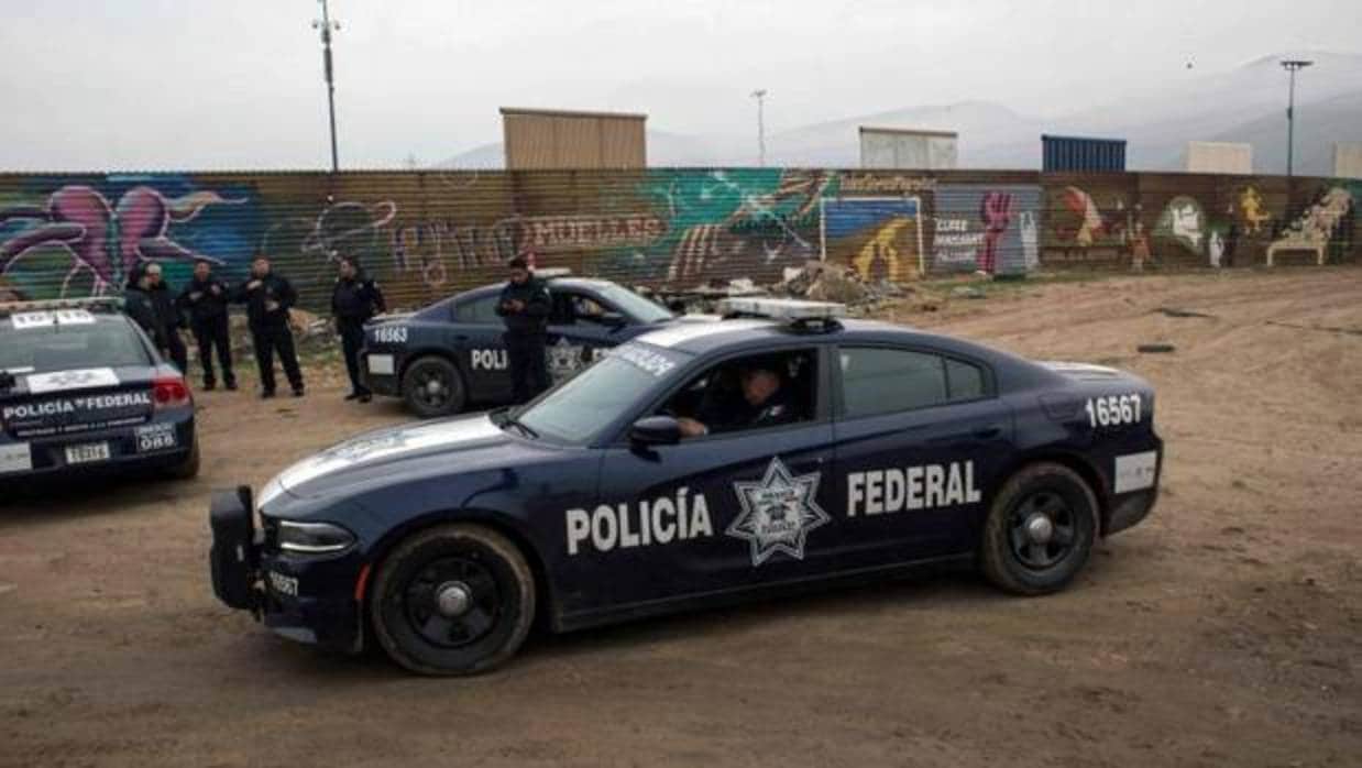 Imagen de archivo de un vehículo de la policía federal mexicana