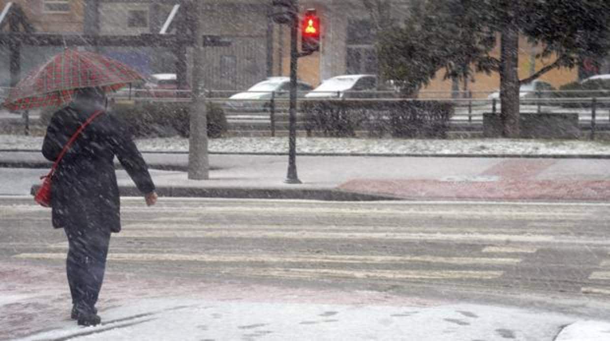 Nieve en Burgos