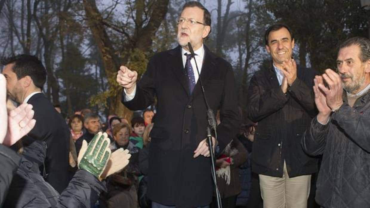 Rajoy y Martínez-Maillo en un acto en Zamora en 2015