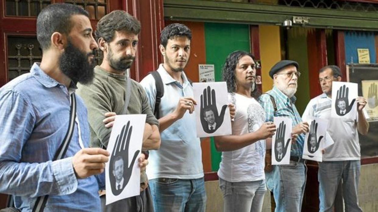 Una manifestación en Barcelona convocada por SOS Racismo