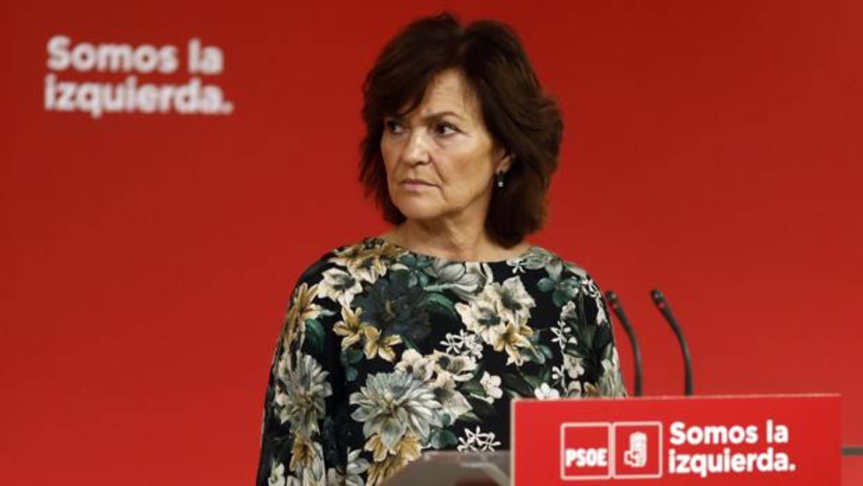 Carmen Calvo, número cuatro del PSOE