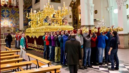 Hombres y mujeres cargarán con el trono del Jesús Nazareno de Medinaceli