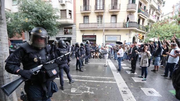 Los Mossos atestiguan más de 250 incidentes en el apogeo separatista