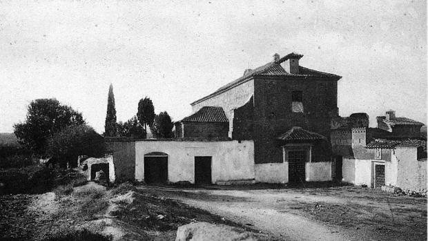 Vista del Cigarral del Ángel, cuyas dependencias fueron utilizadas como centro de operaciones por los secuestradores (Colección de Postales del Archivo Municipal de Toledo)