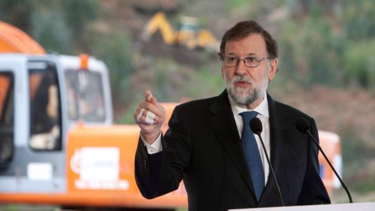 Mariano Rajoy, este lunes en Galicia