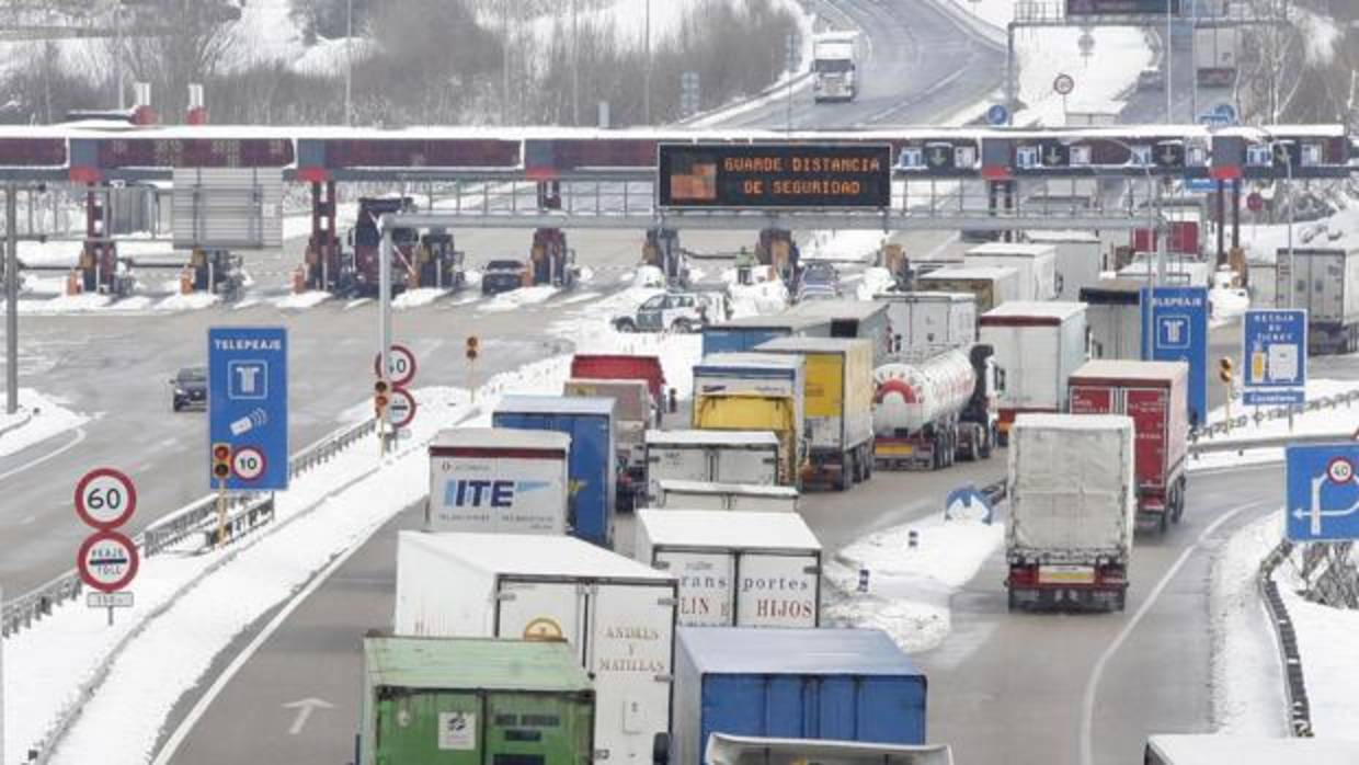 Peaje de la AP-1 en Burgos