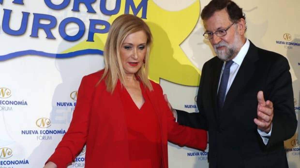 Cristina Cifuentes y Mariano Rajoy, en una imagen de archivo