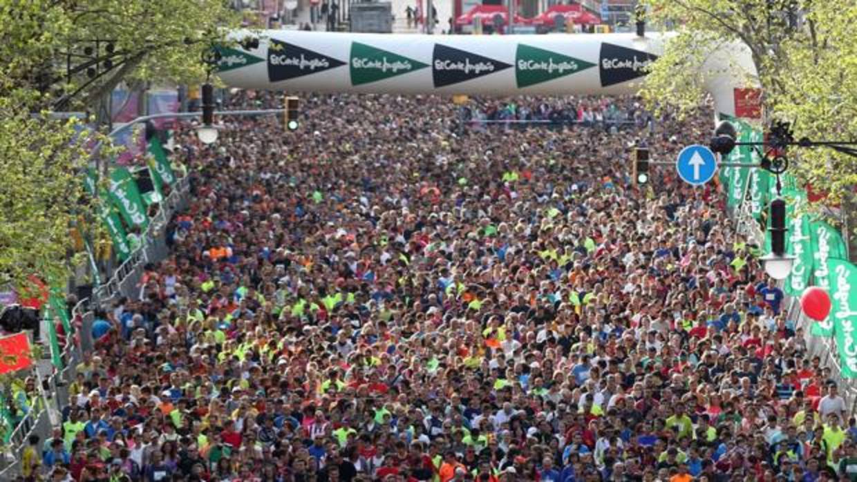 Imagen de la carrera de El Corte Inglés en Barcelona