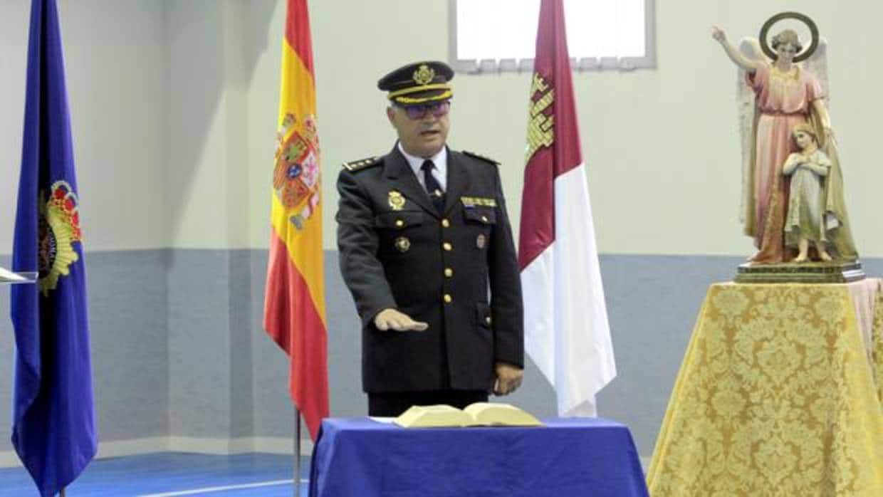 El jefe provincial, este lunes en la Jefatura Superior de Policía de Castilla-La Mancha