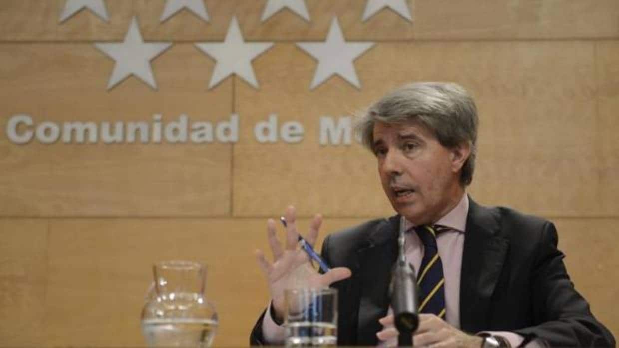 El portavoz del gobierno de la Comunidad de Madrid, Ángel Garrido, en la rueda de prensa posterior al Consejo de Gobierno