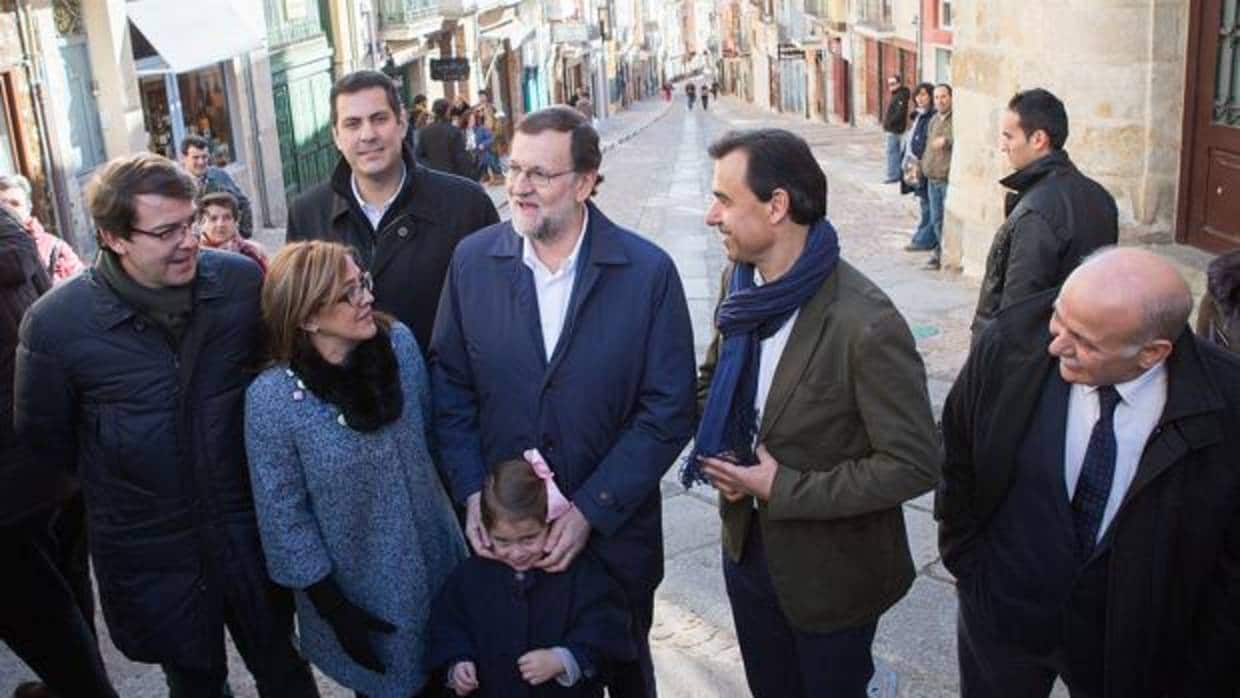 Mariano Rajoy, en su última visita a Zamora en enero de 2016