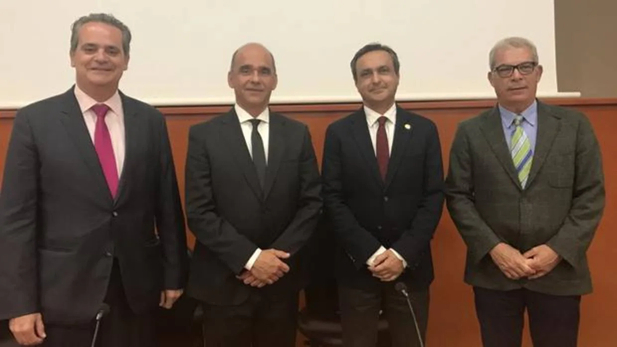 Jorge Rodríguez, Marcos Peñate, Antonio Llorens y Carlos Estévez