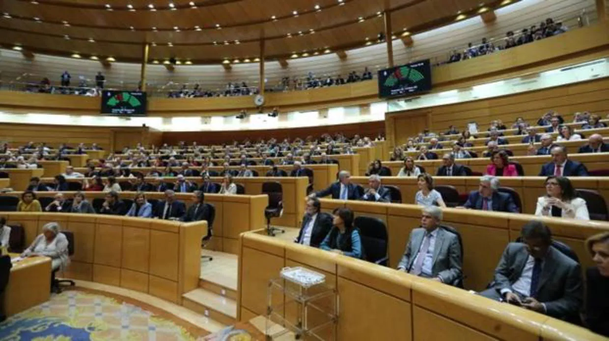 Sesión plenaria del Senado español, en imagen de archivo