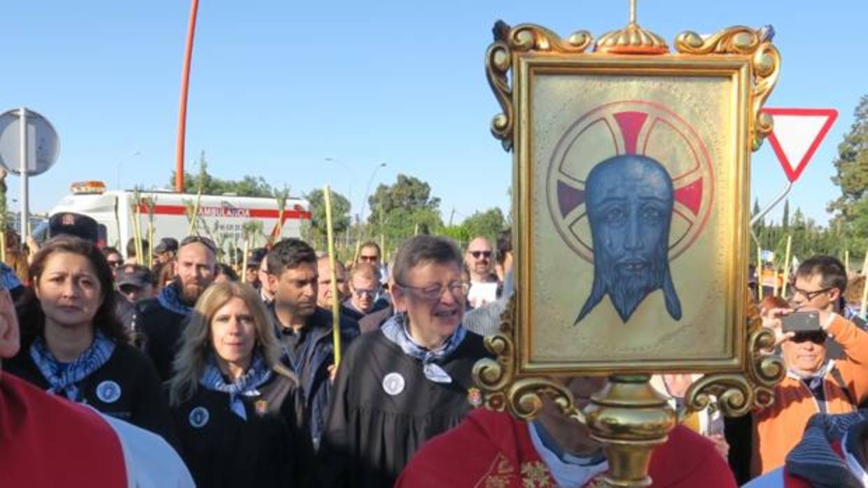 Imagen de Ximo Puig tomada este jueves en las romería de la Santa Faz en Alicante