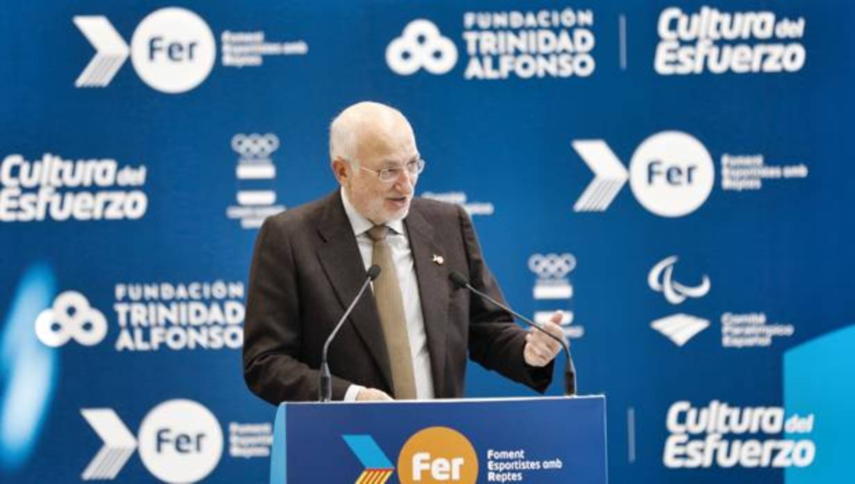 Imagen de Juan Roig tomada este viernes en l'Alqueria del Basket de Valencia