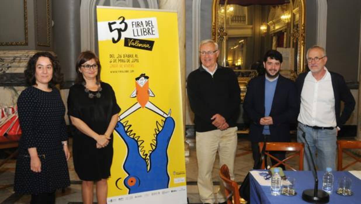 Imagen de la presentación de la Feria del Libro