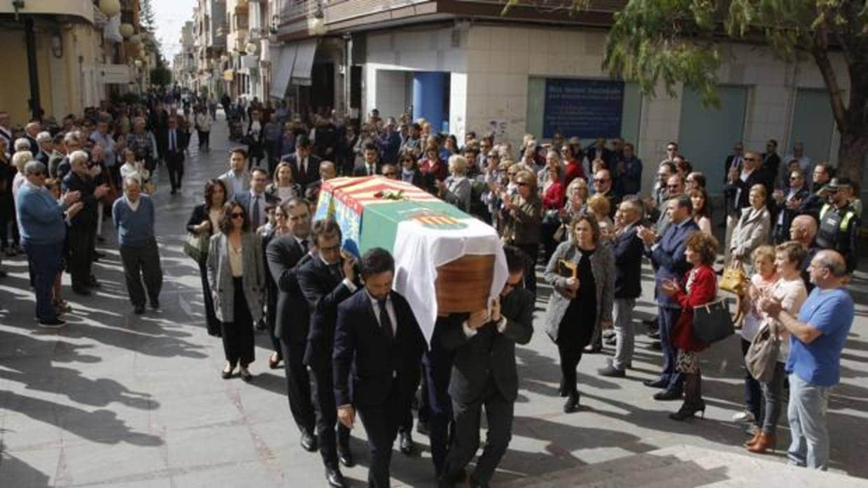 Imagen del funeral de Luisa Pastor