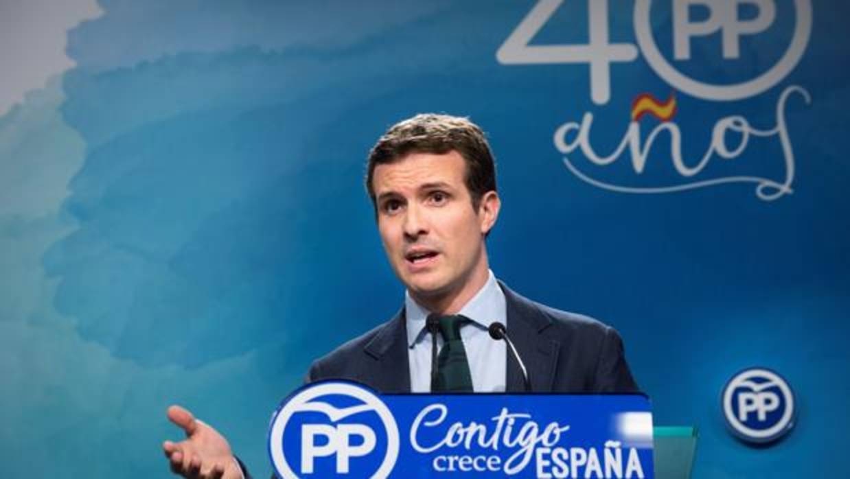 Pablo Casado, vicesecretario de Comunicación del PP