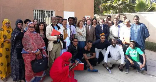 Formación de profesores mauritanos de español con el Cervantes en la Embajada de España