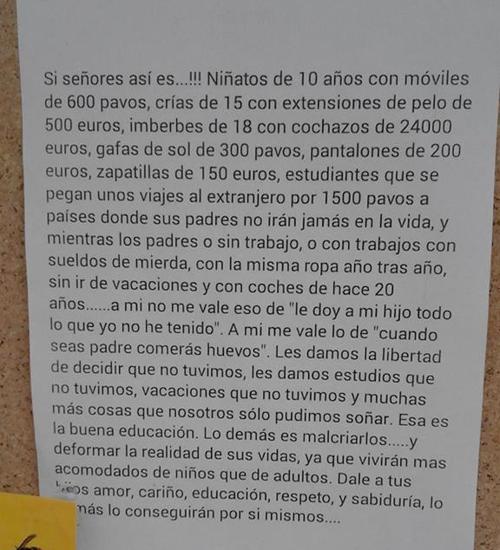 La reflexión sobre «jóvenes malcriados» que colgaron en una sala de espera y se hizo viral