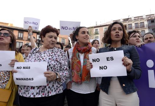 Varias representantes de partidos políticos se manifestaron en Toledo