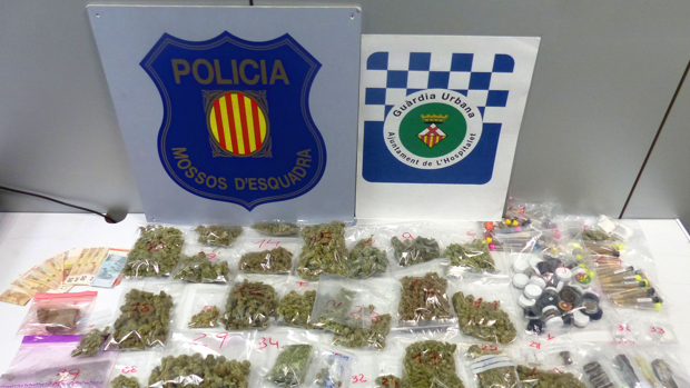 Detienen al presidente de una asociación cannábica de L'Hospitalet por tráfico de drogas