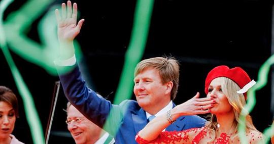 El Rey Willem-Alexander y la Reina de Holanda
