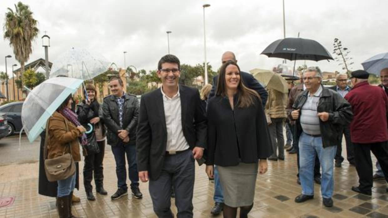 Jorge Rodríguez, en la seua visita a Moncada