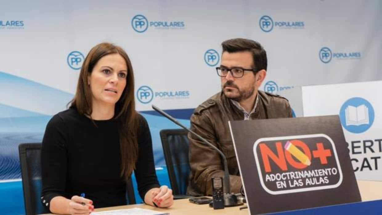 Imagen de la presentación de la campaña puesta en marcha por el PP valenciano
