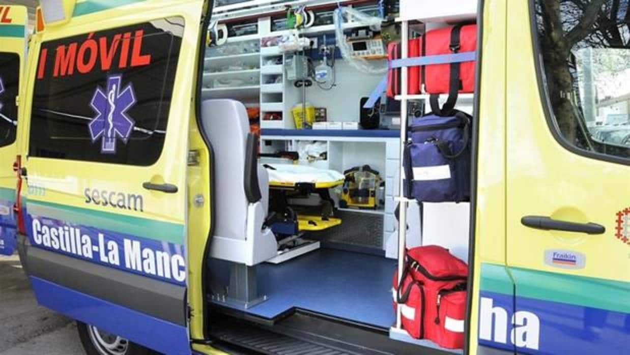 Ambulancia en la provincia de Guadalajara