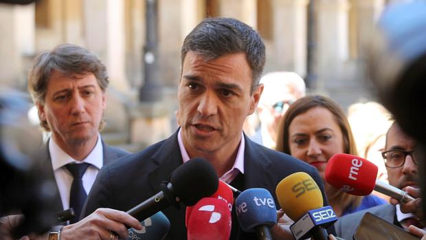 El secretario general del PSOE, Pedro Sánchez, este jueves