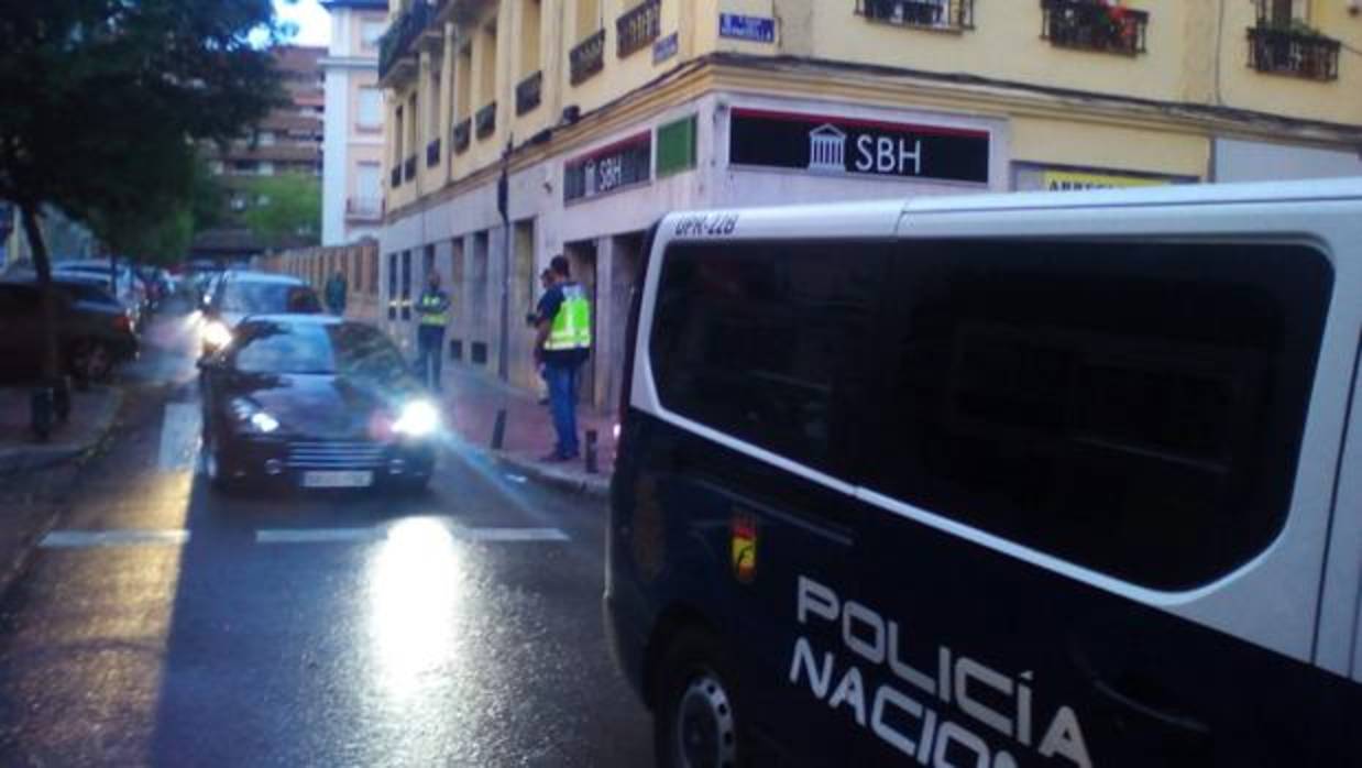 Registro policial en Madrid de la empresa de alquiler de cajas fuertes