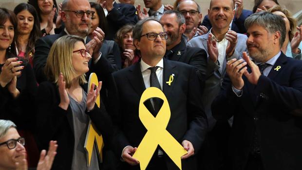 Torra se encomienda a la CUP para «no caer en el autonomismo»