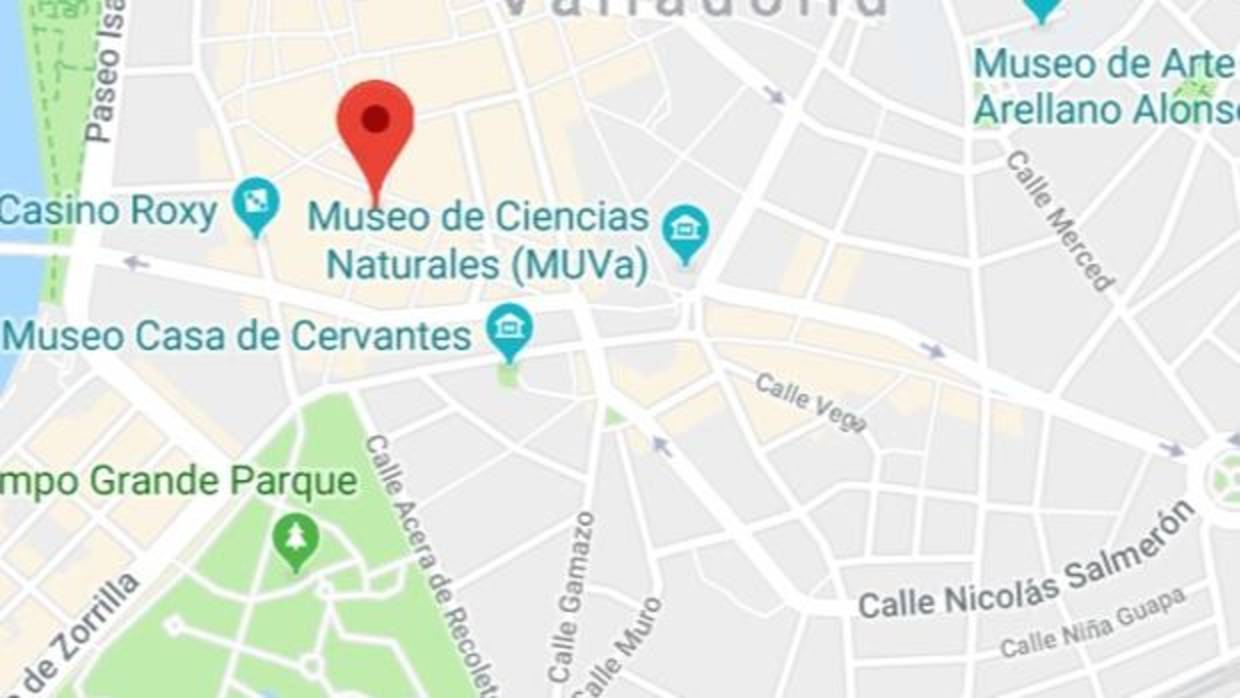 Detenido un dependiente en Valladolid tras perseguir a un cliente con un cuchillo por la calle