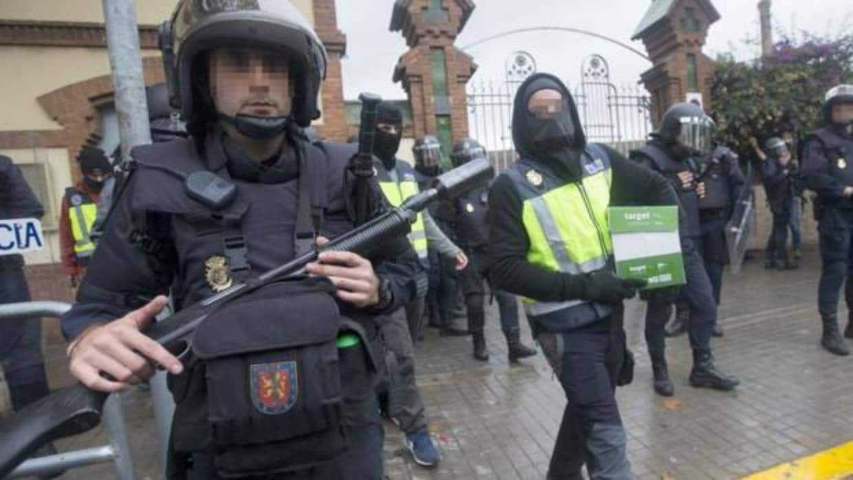 El operativo policial contra el referéndum independentista del 1 de octubre