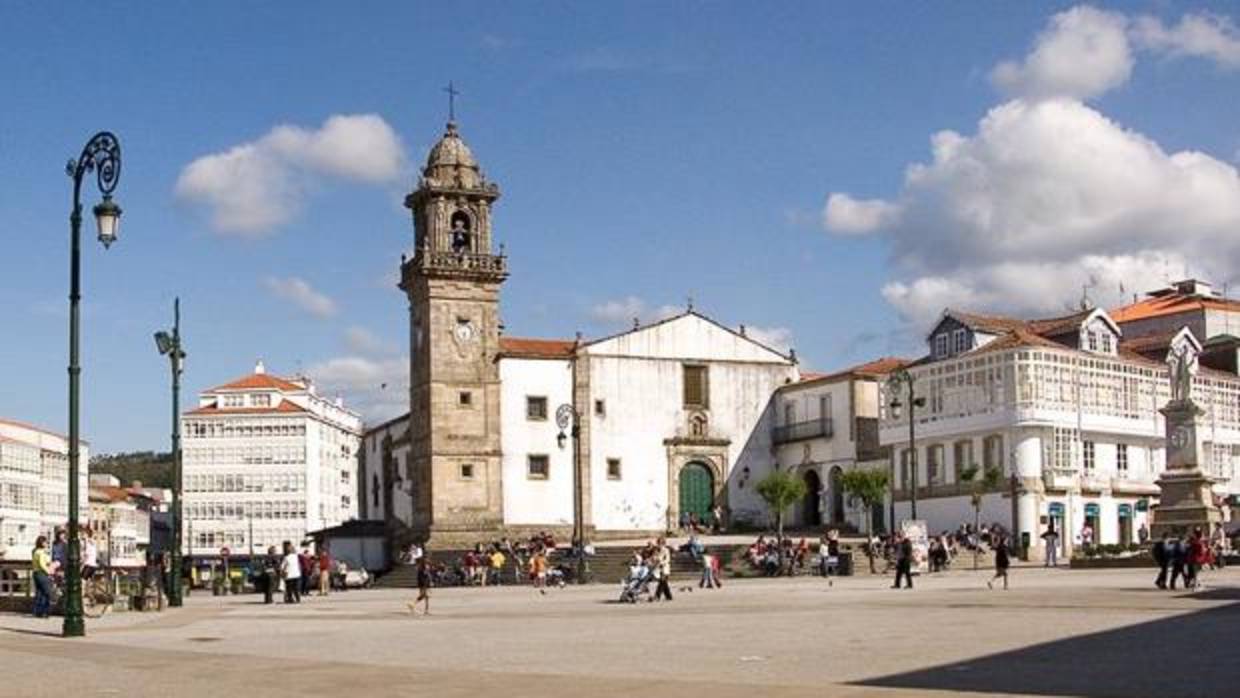 Una imagen del centro de Betanzos, La Coruña