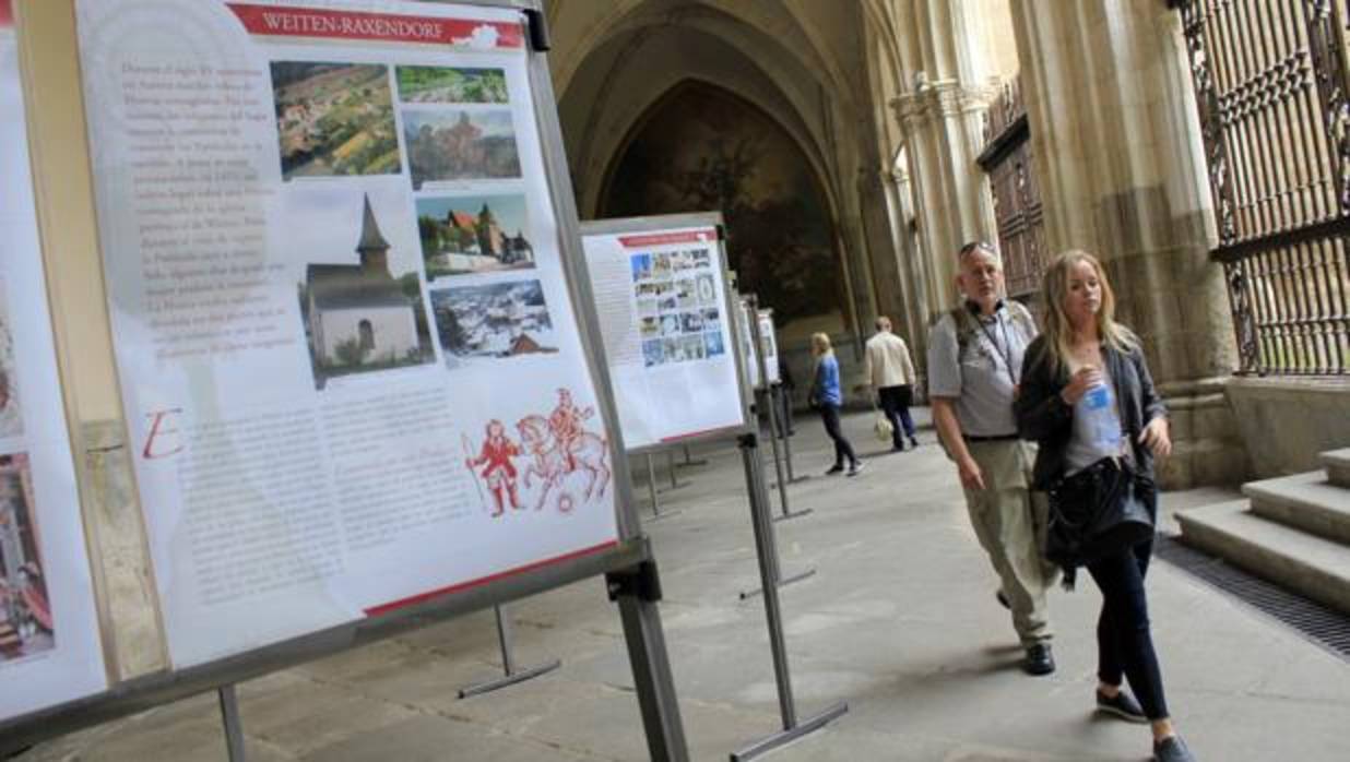 La muestra es gratuita y se se expone en el claustro de la catedral