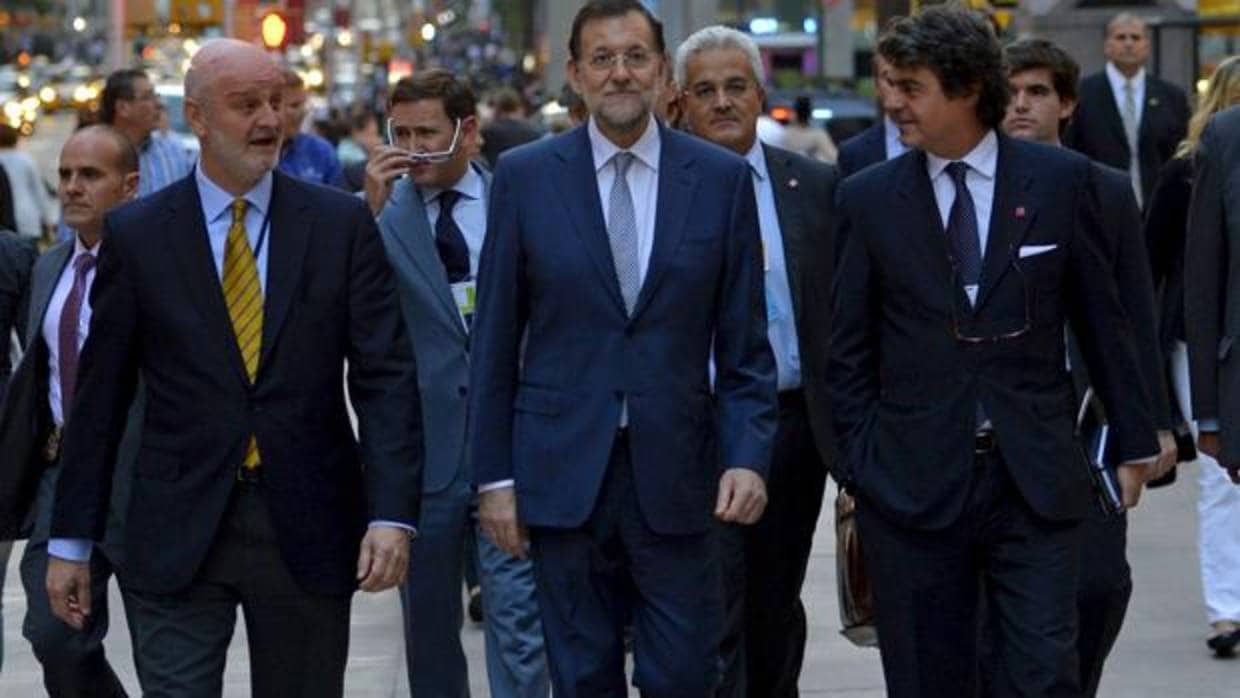 Gil-Casares, durante su etapa como embajador en Washington, acompañó a Rajoy en su visita a EE.UU de 2012