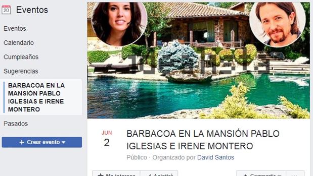 Facebook cierra el evento que invitaba a acosar a Iglesias y Montero en su nueva casa