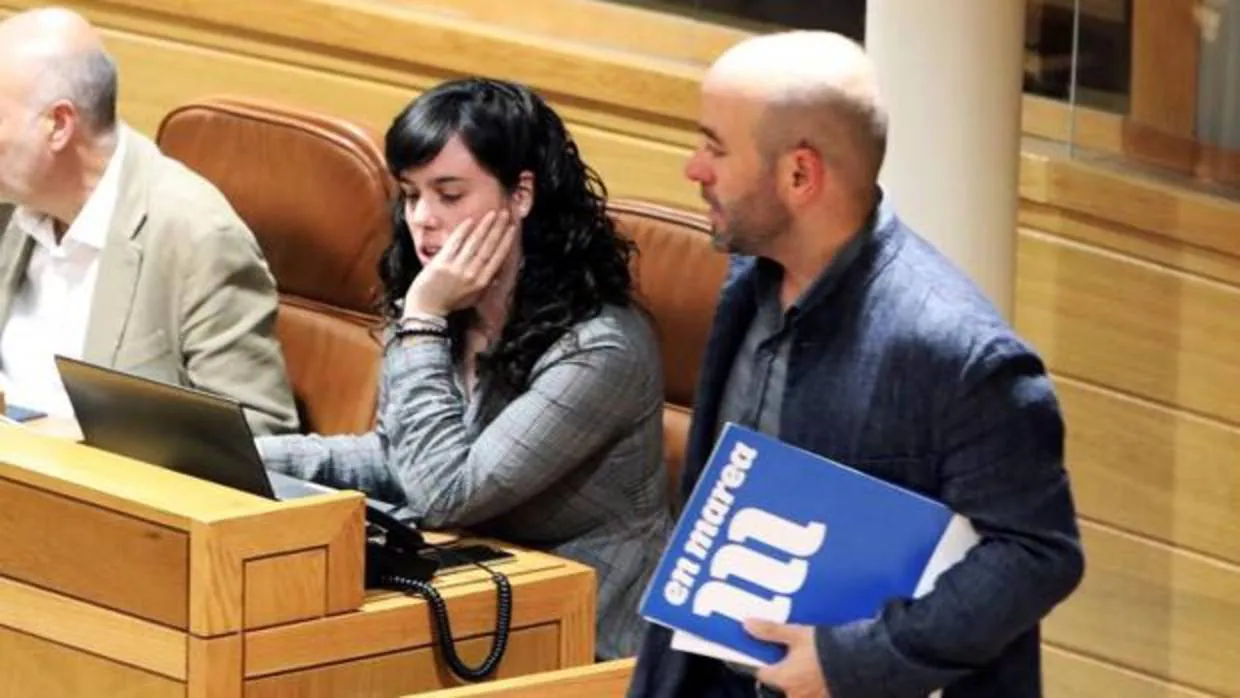 Quinteiro y Villares en el Parlamento gallego