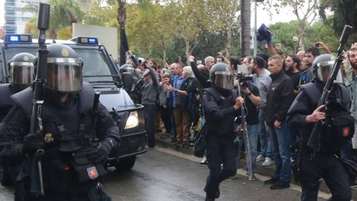 El uso de las balas de goma está restringido en la Policía y la Guardia Civil a las unidades antidisturbios