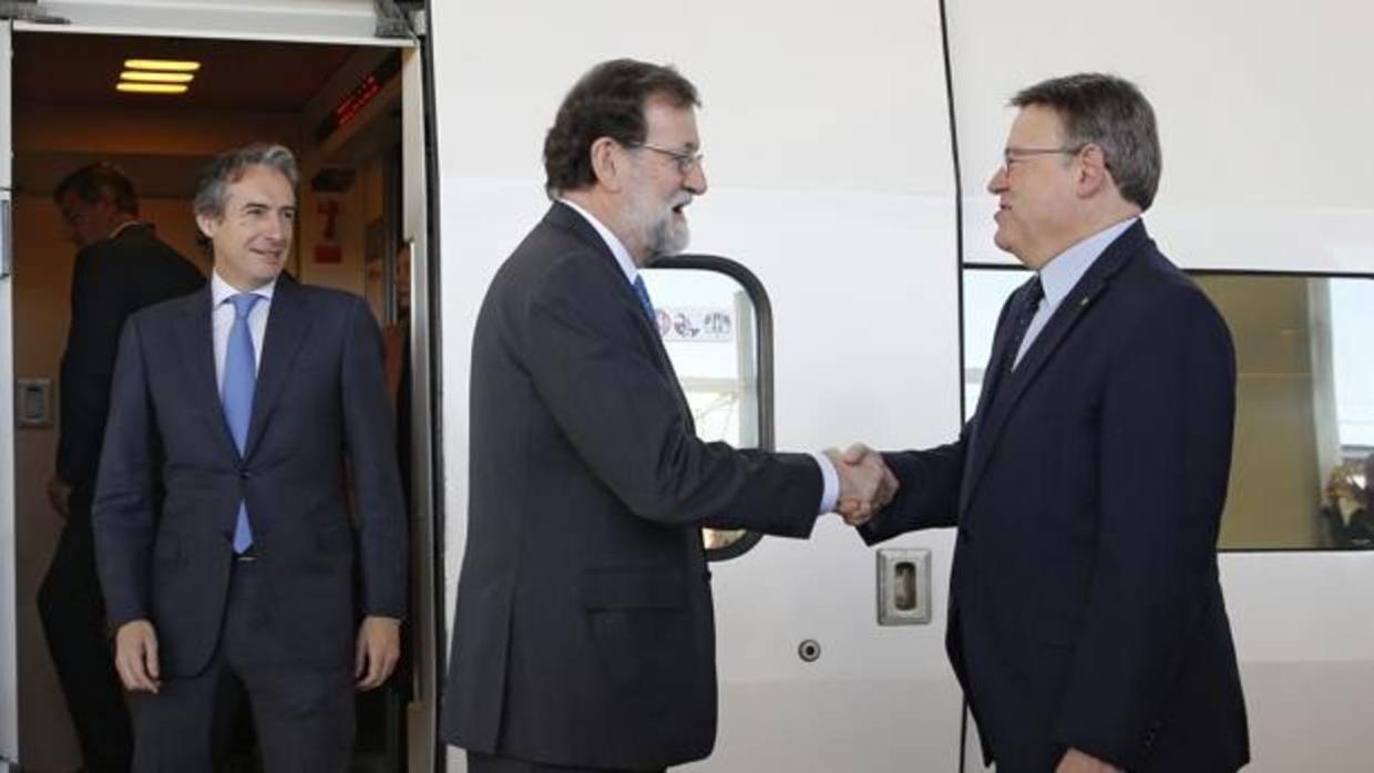 Mariano Rajoy y Ximo Puig