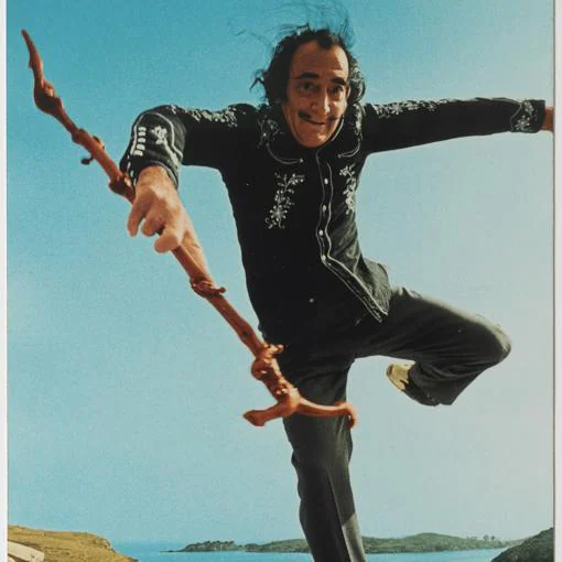 Uno de los retratos de Dalí