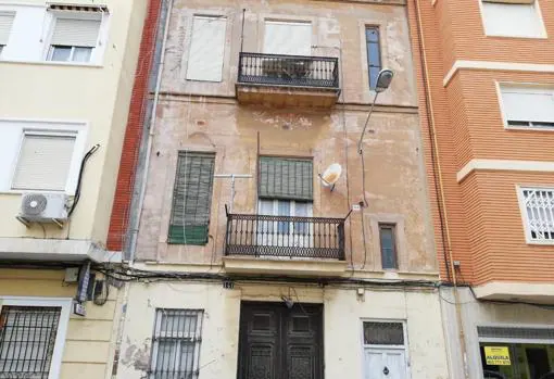 Imagen de la vivienda en la que fue hallado el cadáver de María Amparo