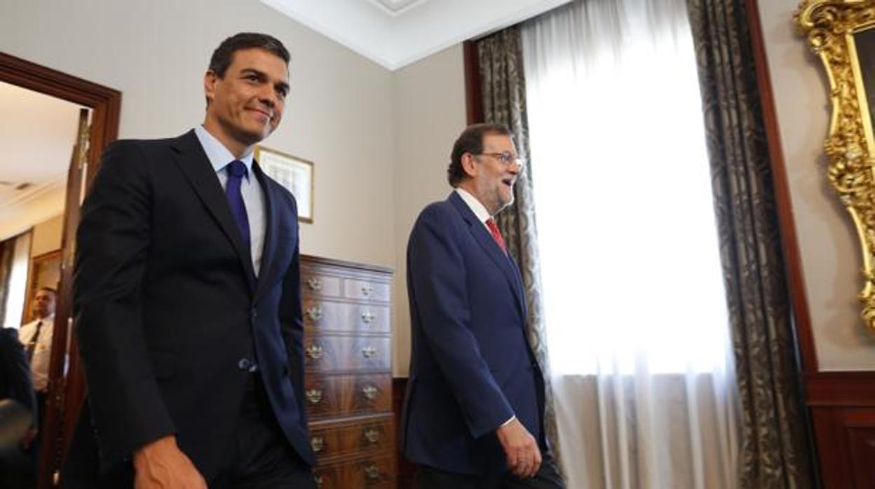 Sánchez y Rajoy en una imagen de archivo