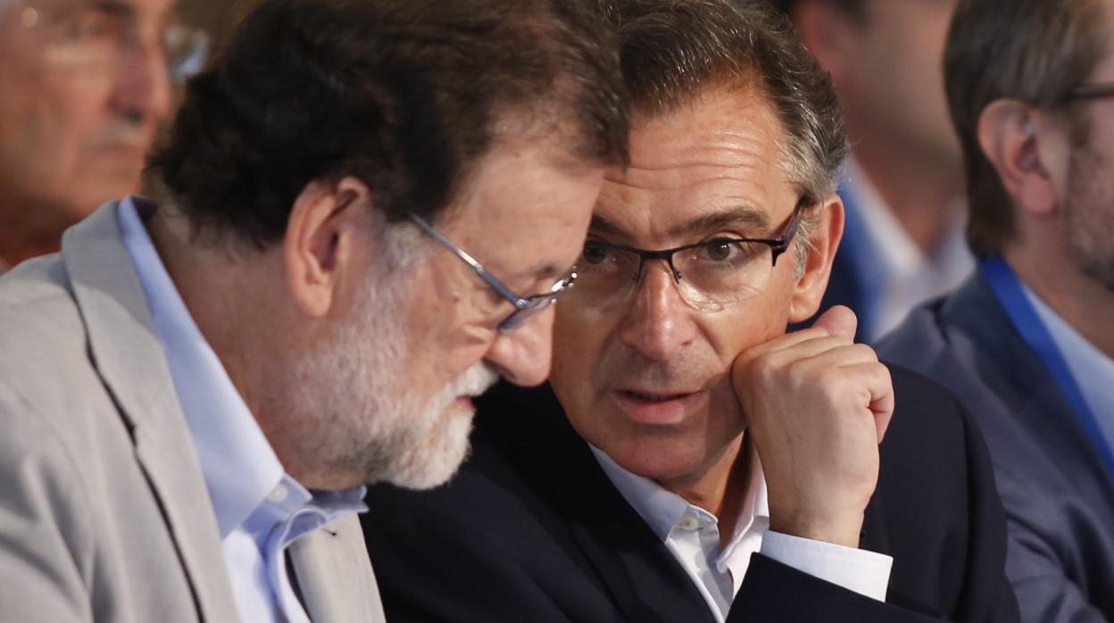 Beamonte y Rajoy, en una imagen de archivo