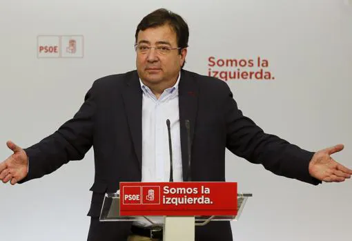 Guillermo Fernández Vara, presidente de Extremadura, y barón del PSOE