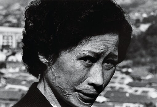 Retrato de una de las supervivientes de Nagasaki