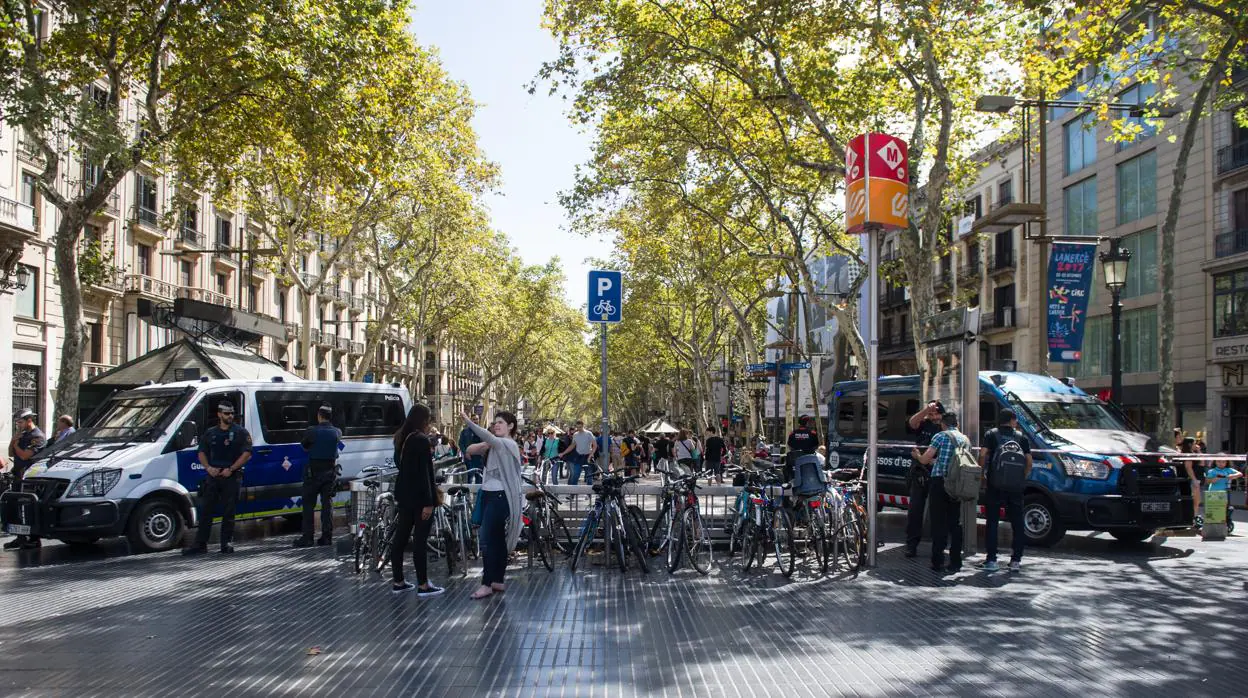 Los atentados de agosto tuvieron lugar en Las Ramblas de Barcelona