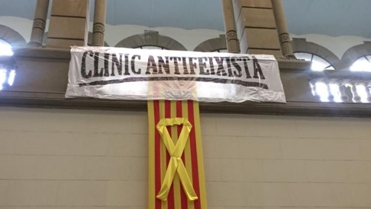 Fotografía compartida en Twitter del Hosptial Clínico de Barcelona